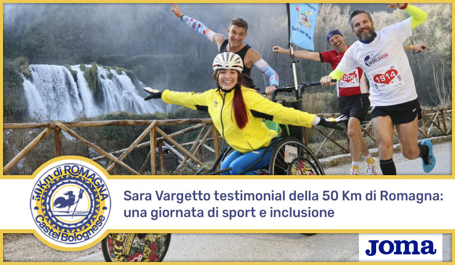 Sara Vargetto testimonial della 41^ 50 Km di Romagna: una giornata di sport e inclusione