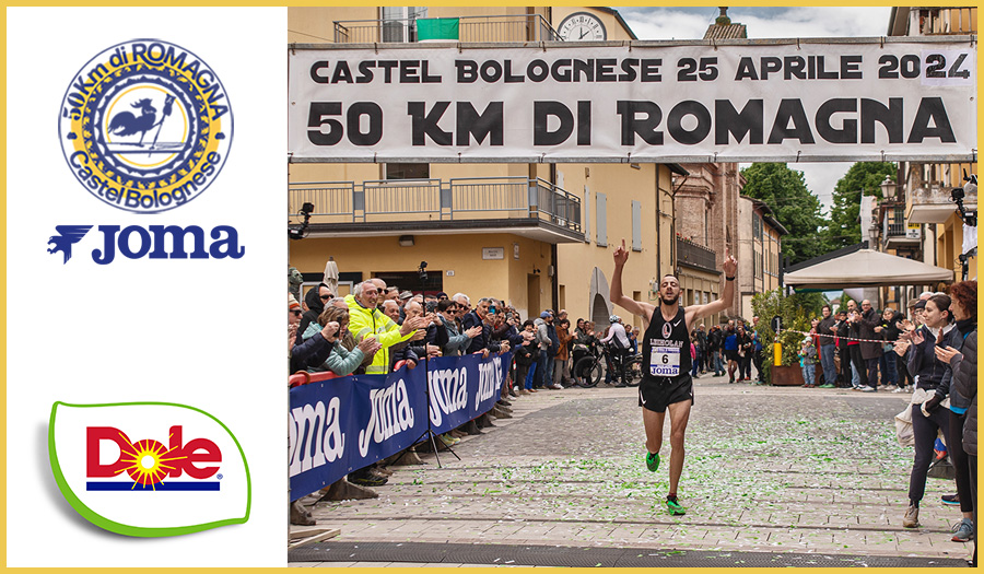 Dole Italia alla 50 km di Romagna, la storica ultramaratona di Castel Bolognese