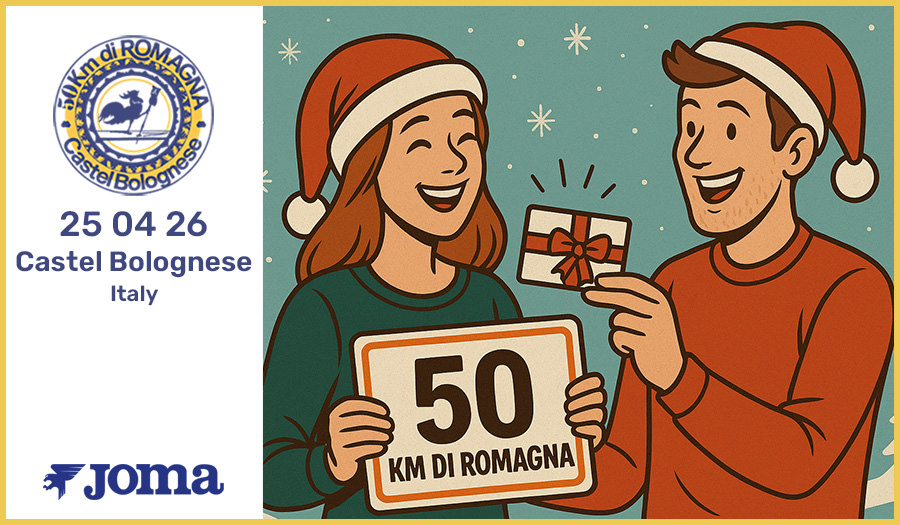 A Natale regala un pettorale (e un sorriso): torna la promo che fa correre in due