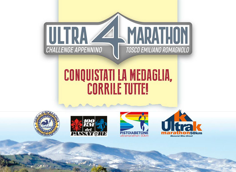 Nasce la Ultra 4 Marathon - Challenge Appennino Tosco Emiliano Romagnolo